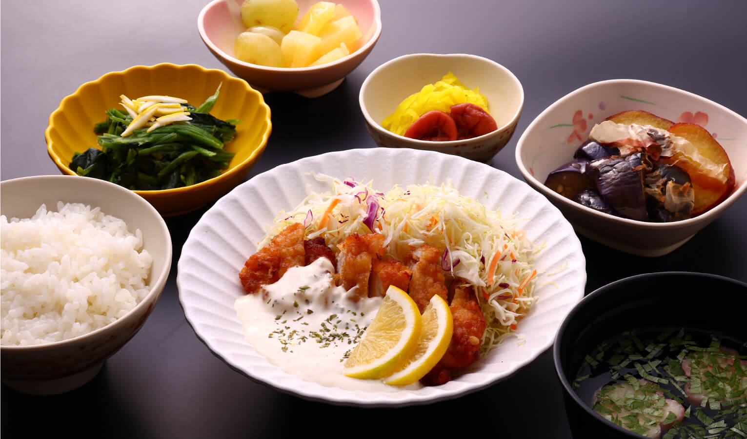 チキン南蛮の定食